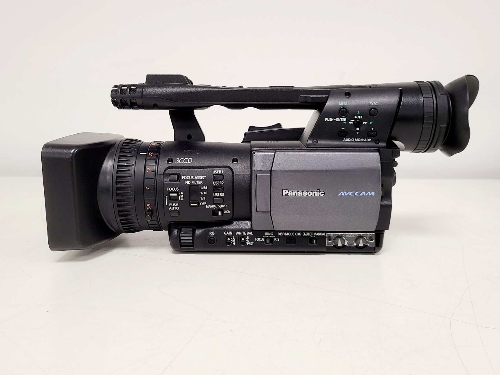 Image of Panasonic AG-HMC151E - AVCCAM 3CCD Camcorder w/ 3 Batteries & 2 Chargers