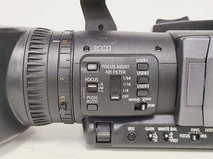 Thumbnail image of Panasonic AG-HMC151E - AVCCAM 3CCD Camcorder w/ 3 Batteries & 2 Chargers