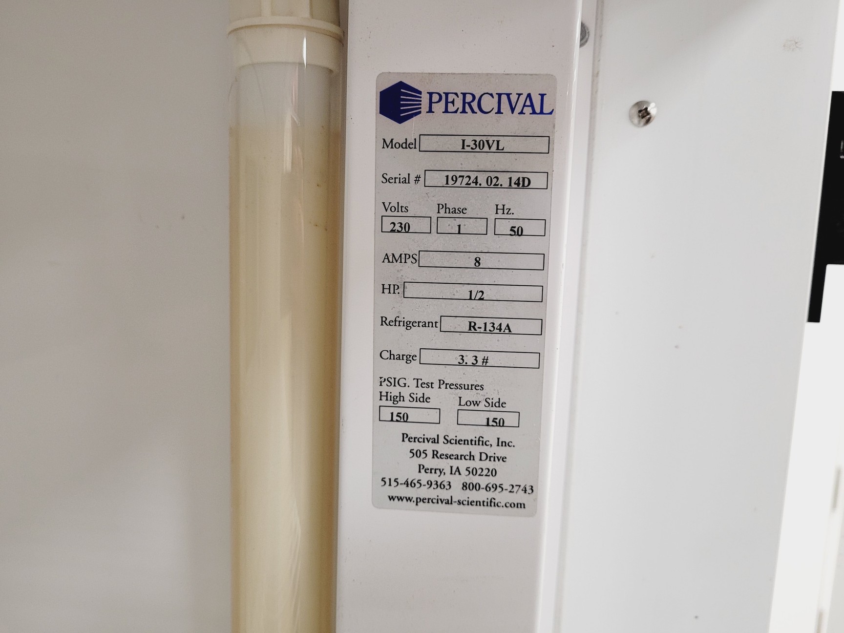 Image of Percival - I-30VL Floor Standing Growth Chamber Spares/Repair Lab