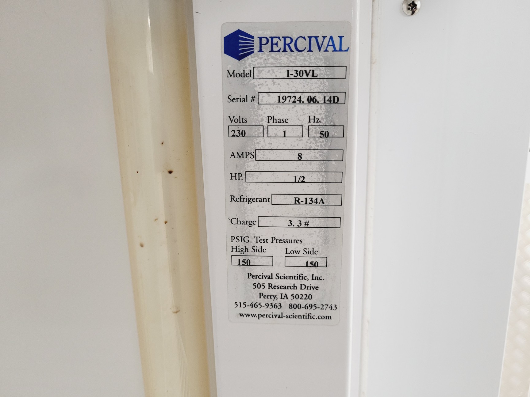 Image of Percival I-30VL Floor Standing Growth Chamber - Spares/Repair Lab