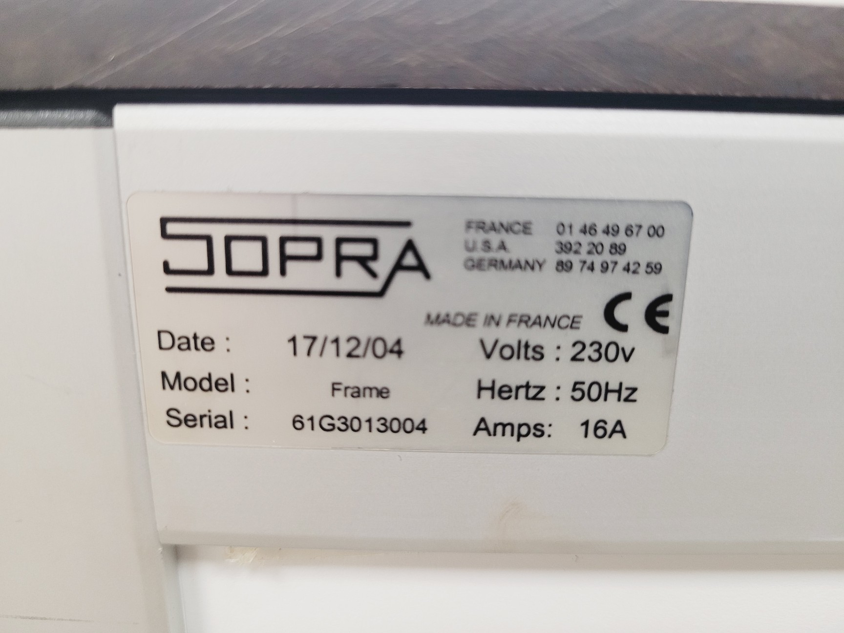 Image of Sopra GES-5 Ellipsometer on Sopra Gonio Bench