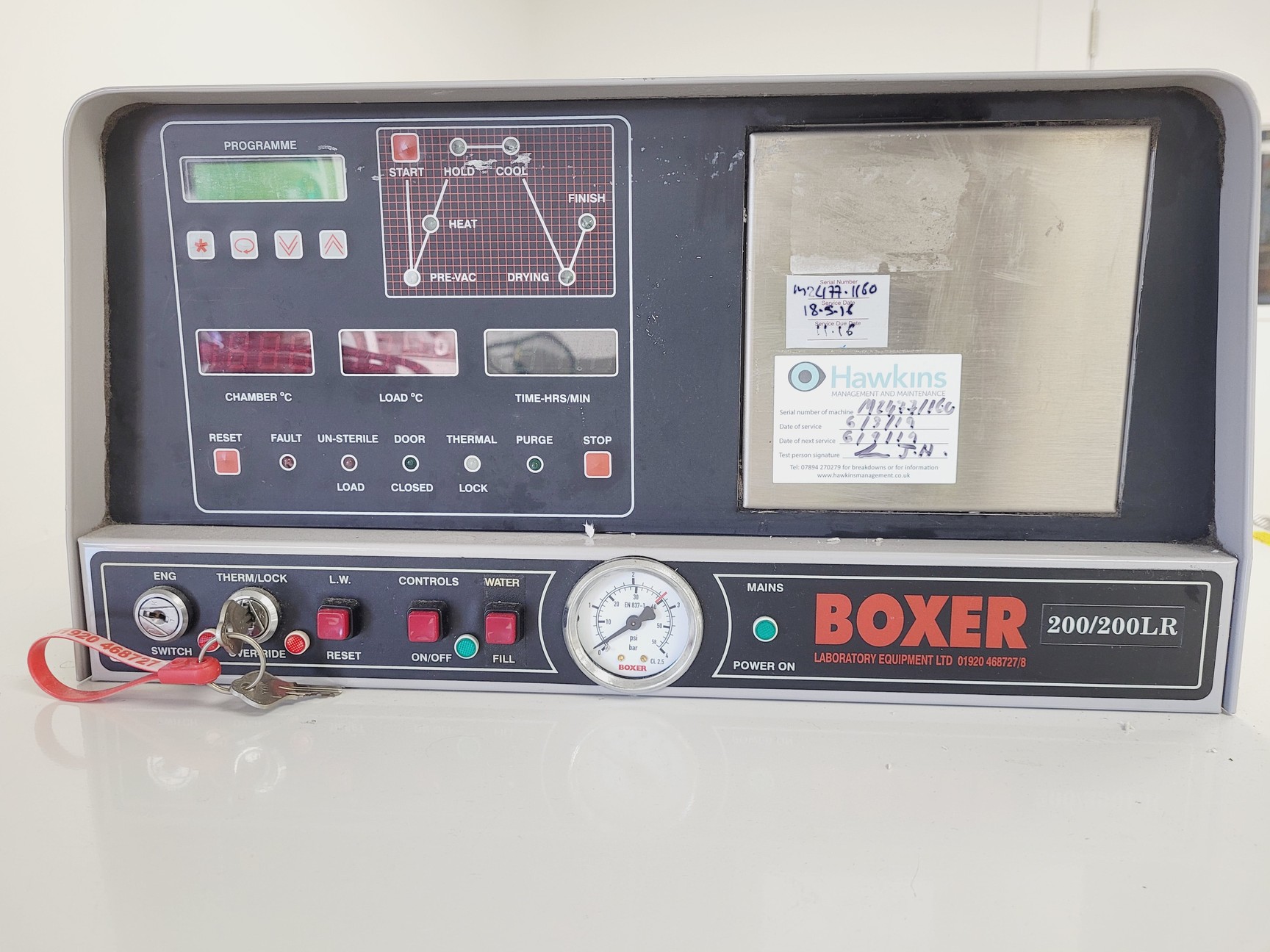 Image of Boxer 200/200LR Floorstanding Autoclave Lab