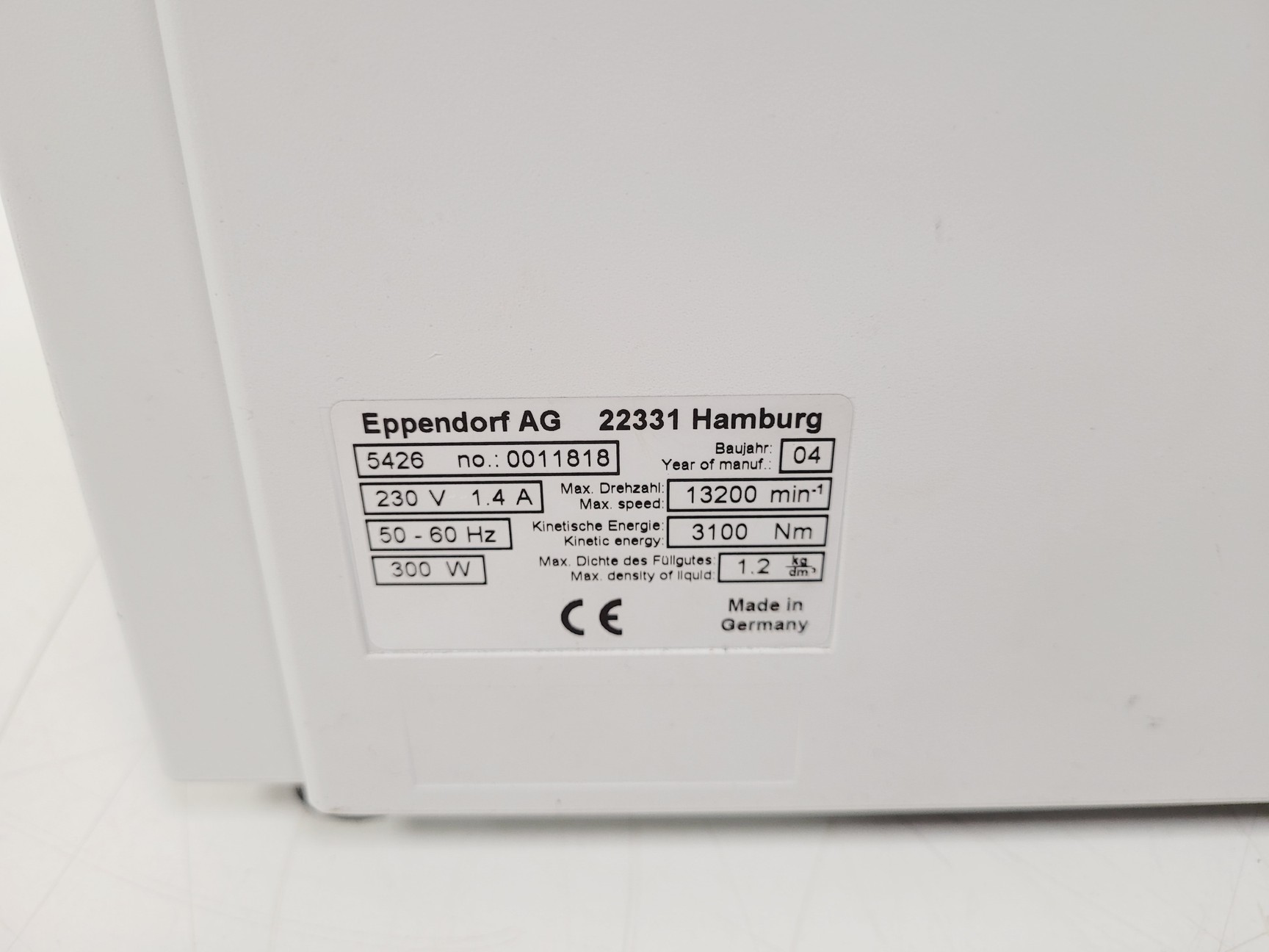 Image of Eppendorf 5415R Benchtop Centrifuge
