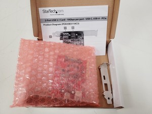 Thumbnail image of Job Lot of 11 x Startech.com 2-Port USB 3.1 Card USB-C, USB-A - PCle