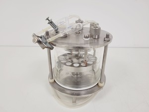 Thumbnail image of QVF  Borosilicate Pyrex Scientific Glass Bioreactor Vessel Lab Fermenter