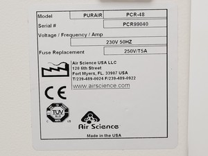 Thumbnail image of Air Science Purair Laminar Flow Cabinet PCR-48 Lab