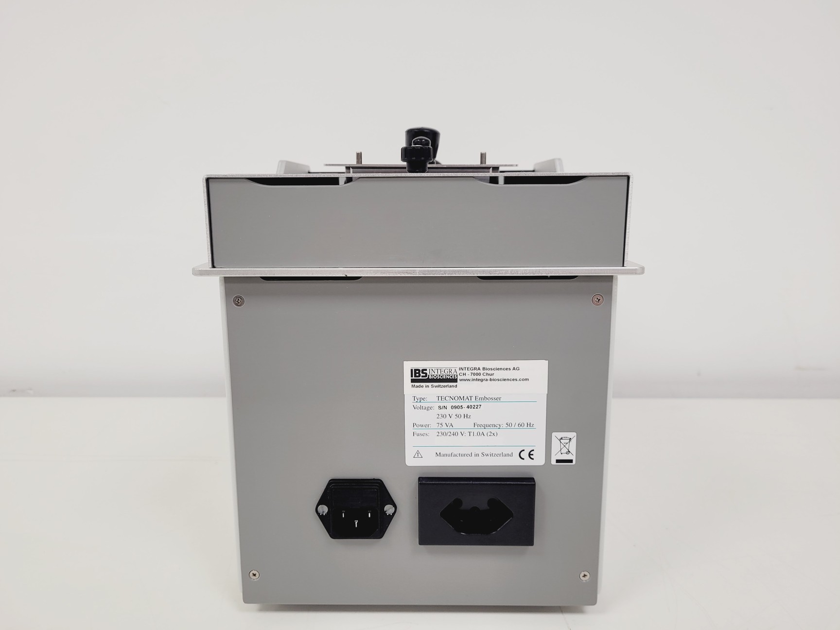 Interflex Embossing Lab Line Integra Biosciences TECNOMAT Line Embossing Unit Lab