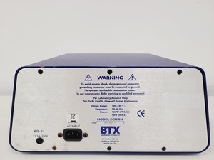 Thumbnail image of BTX Havard Apparatus ECM 830 Electro Square Porator W/ 630B Safety Stand