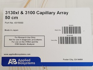 Thumbnail image of Applied Biosystems Prism 3100 Genetic Analyser