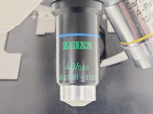 Thumbnail image of Carl Zeiss Standard 20 Compound Microscope W/ 4 x Objectives