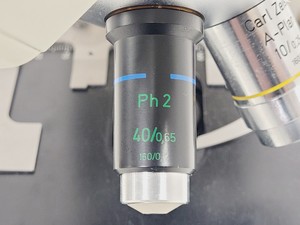 Thumbnail image of Carl Zeiss Standard 20 Compound Microscope W/ 4 x Objectives