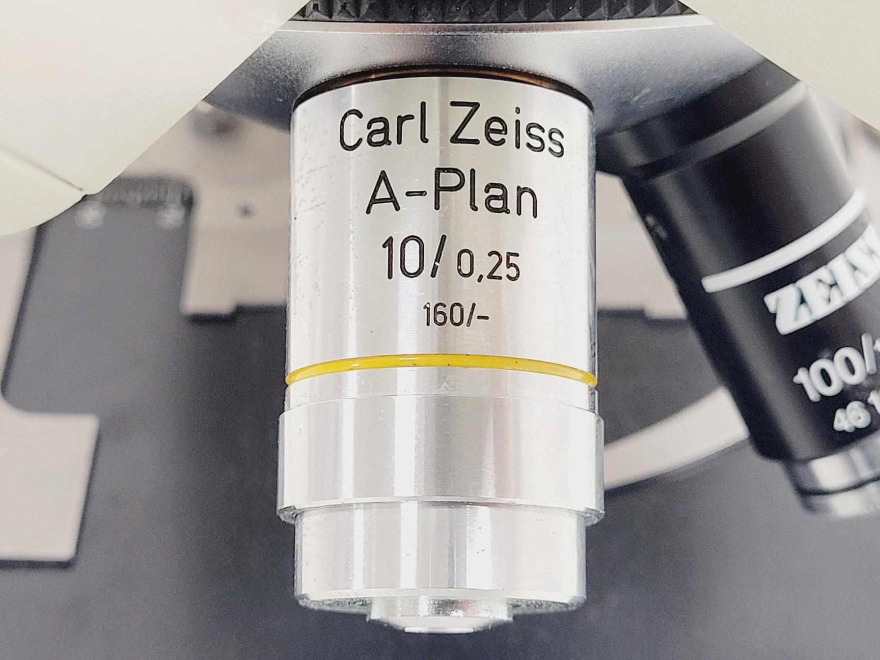 Image of Carl Zeiss Standard 20 Compound Microscope W/ 4 x Objectives