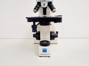 Thumbnail image of Carl Zeiss Standard 20 Compound Microscope W/ 4 x Objectives