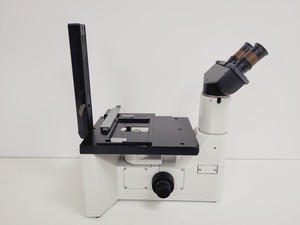 Thumbnail image of Leica DMIL 090-131-00.1 Microscope Body w/ 4 Objectives + Eye pieces