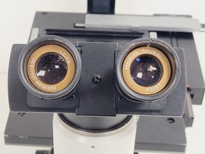 Thumbnail image of Leica DMIL 090-131-00.1 Microscope Body w/ 4 Objectives + Eye pieces
