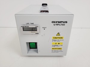 Thumbnail image of Olympus U-LH50HG 50W HBO Mercury Burner Lamphouse W/ Olympus U-RFLT50 PSU
