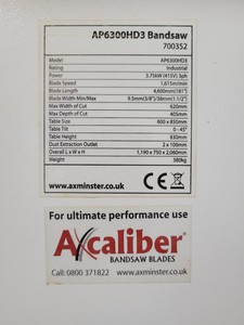 Thumbnail image of Axminster AP6300HD3/700352 Bandsaw