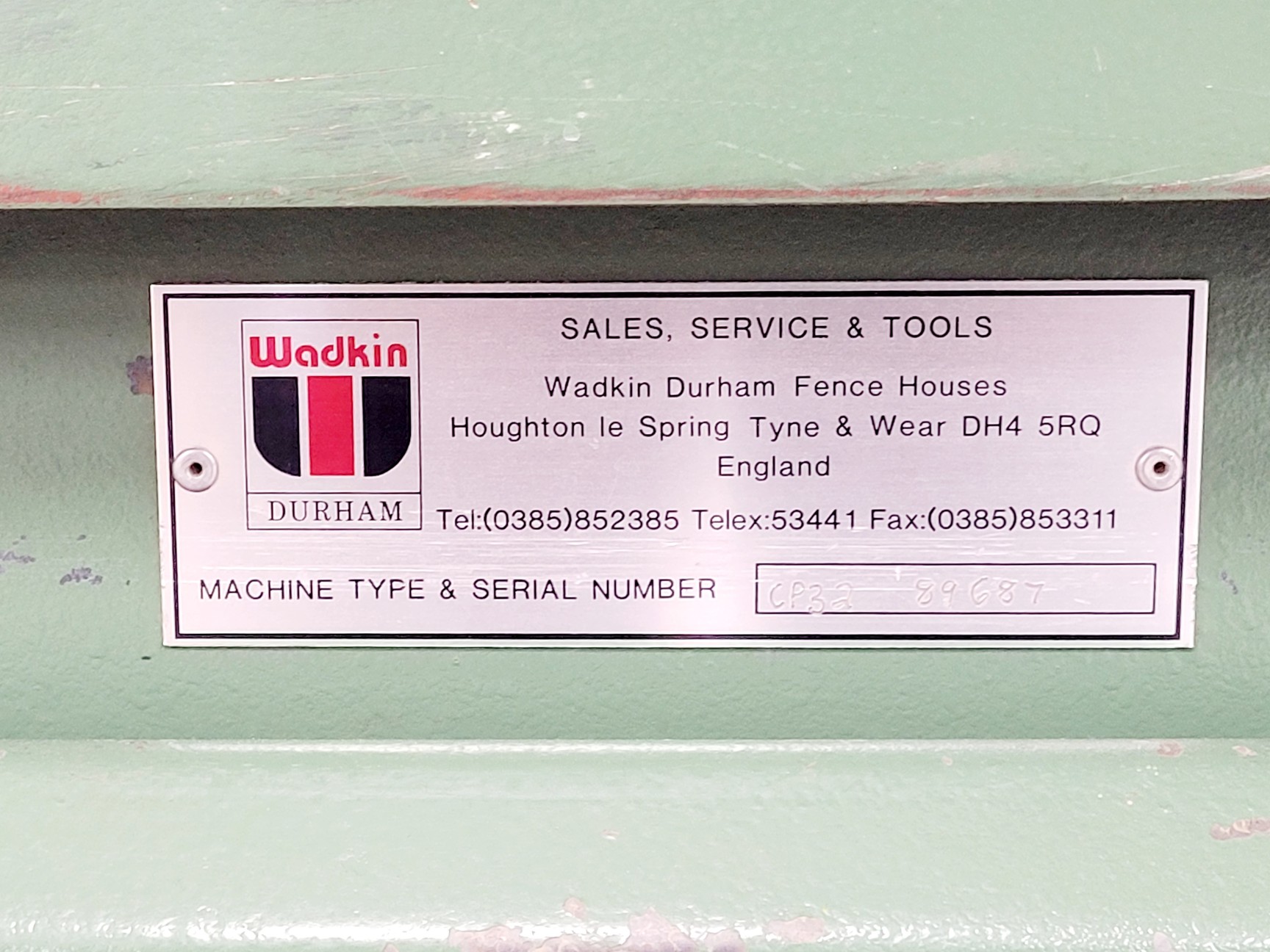 Image of Wadkin Durham CP32 Panel Saw