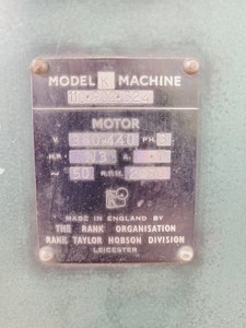 Thumbnail image of Taylor Hobson Model K Pantograph Engraver 110.902.324