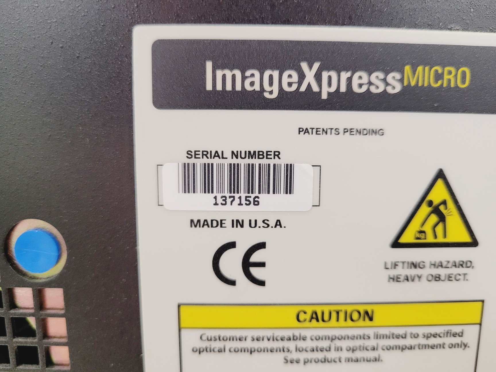 Image of Molecular Devices ImageXpress Micro Parts