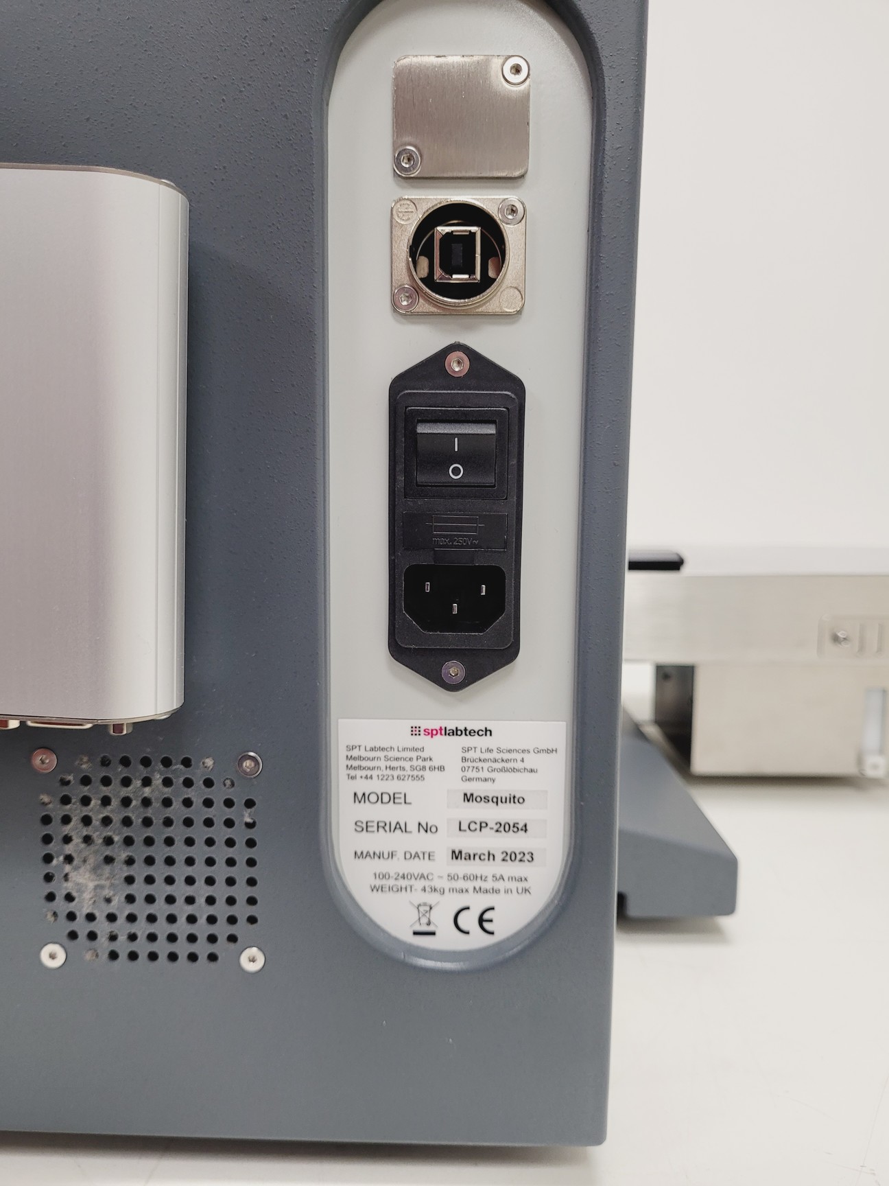 Image of SPTLabTech Mosquito LCP Liquid Handling System with Humidity Chamber & Software