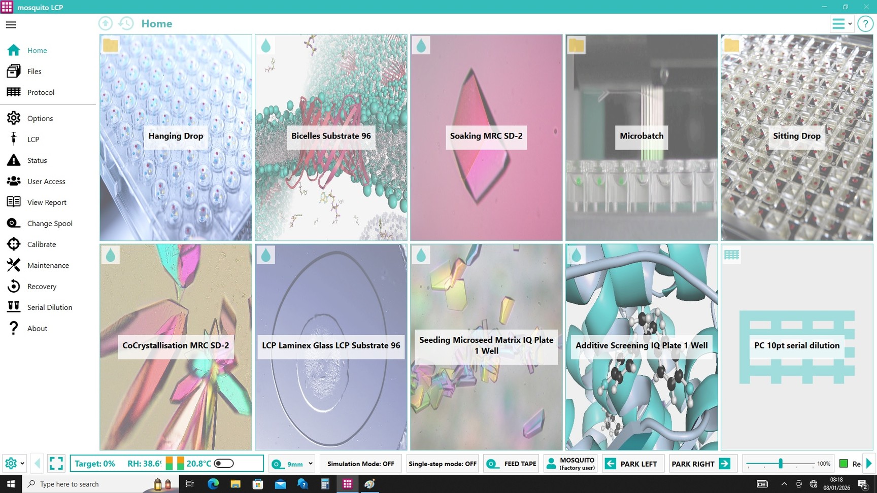 Image of SPTLabTech Mosquito LCP Liquid Handling System with Humidity Chamber & Software