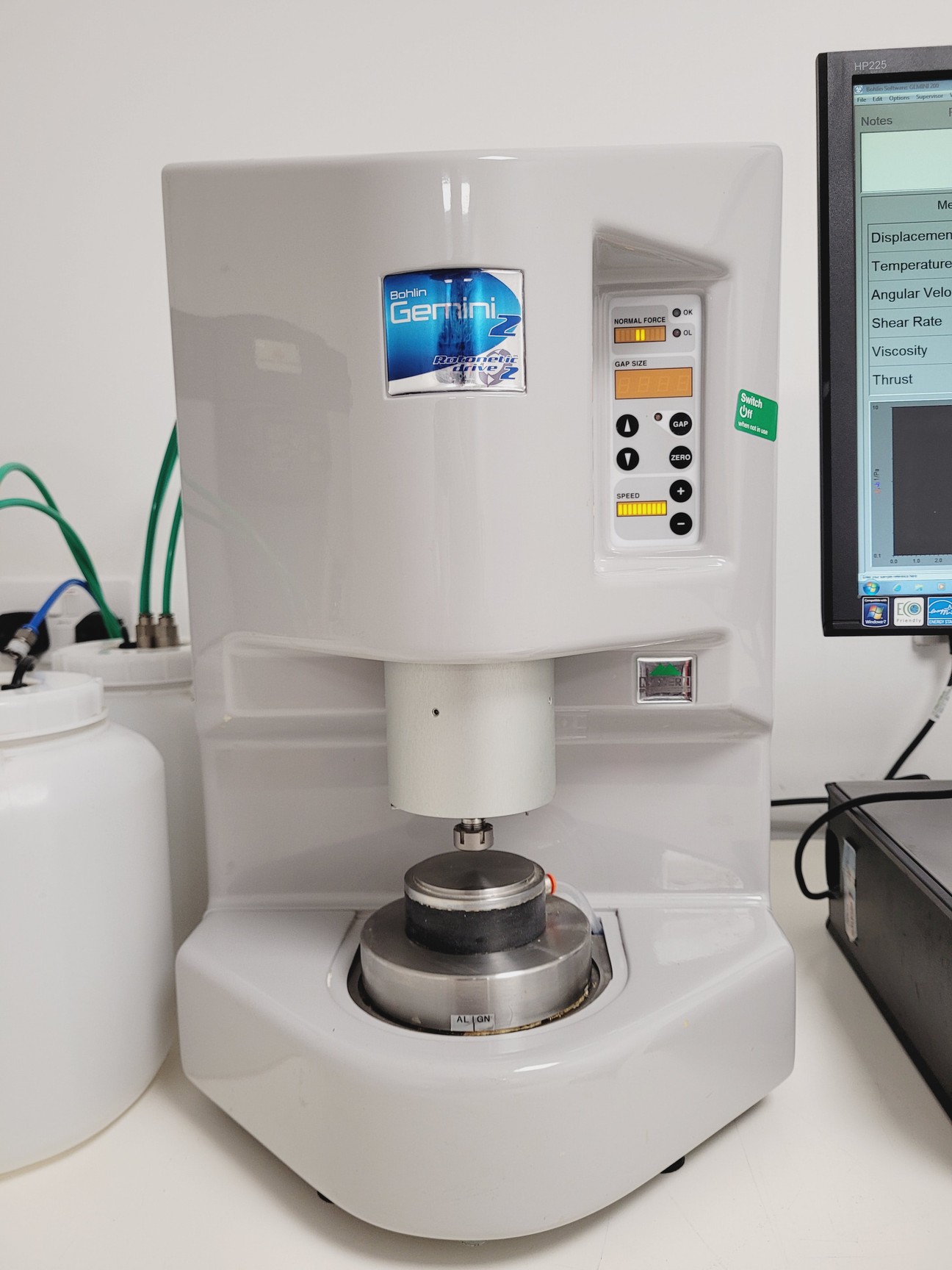 Image of Malvern Instruments Bohlin Gemini Rheometer System w/ PC & Software Lab