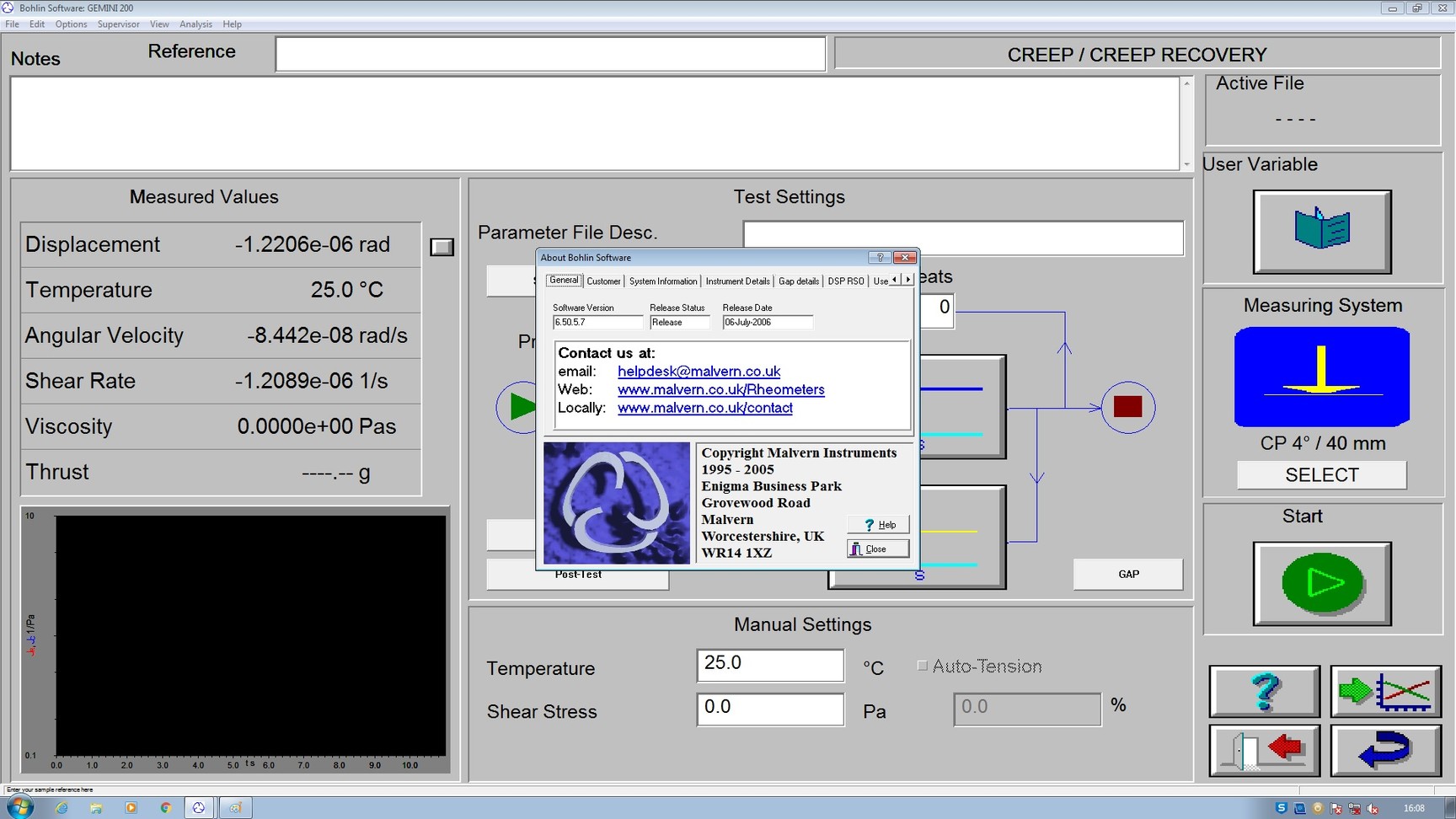 Image of Malvern Instruments Bohlin Gemini Rheometer System w/ PC & Software Lab