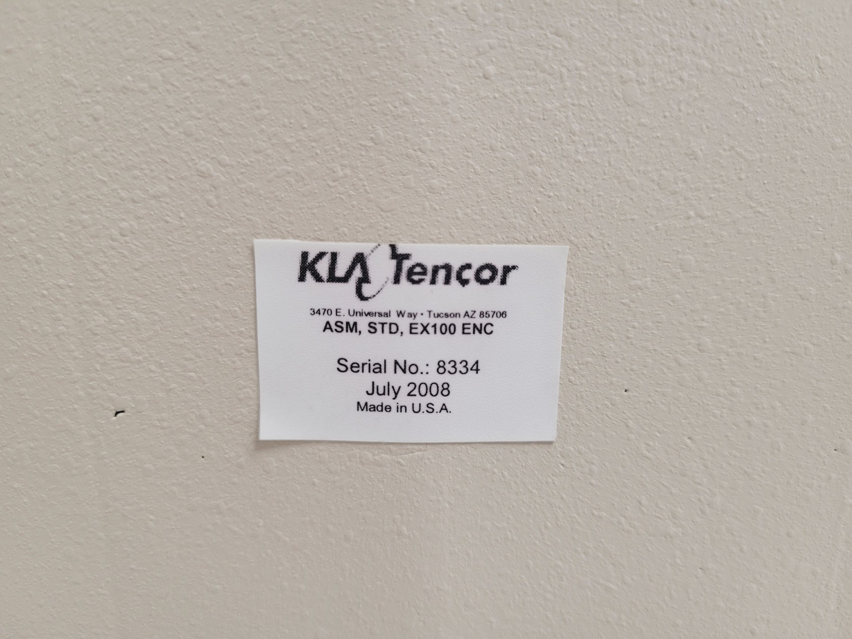 Image of KLA Tencor MicroXAM2 Interferometer