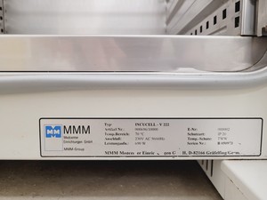 Thumbnail image of MMM Incucell V 222 Incubator Lab