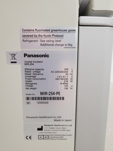 Thumbnail image of Panasonic MIR-254-PE Refrigerated Incubator Lab
