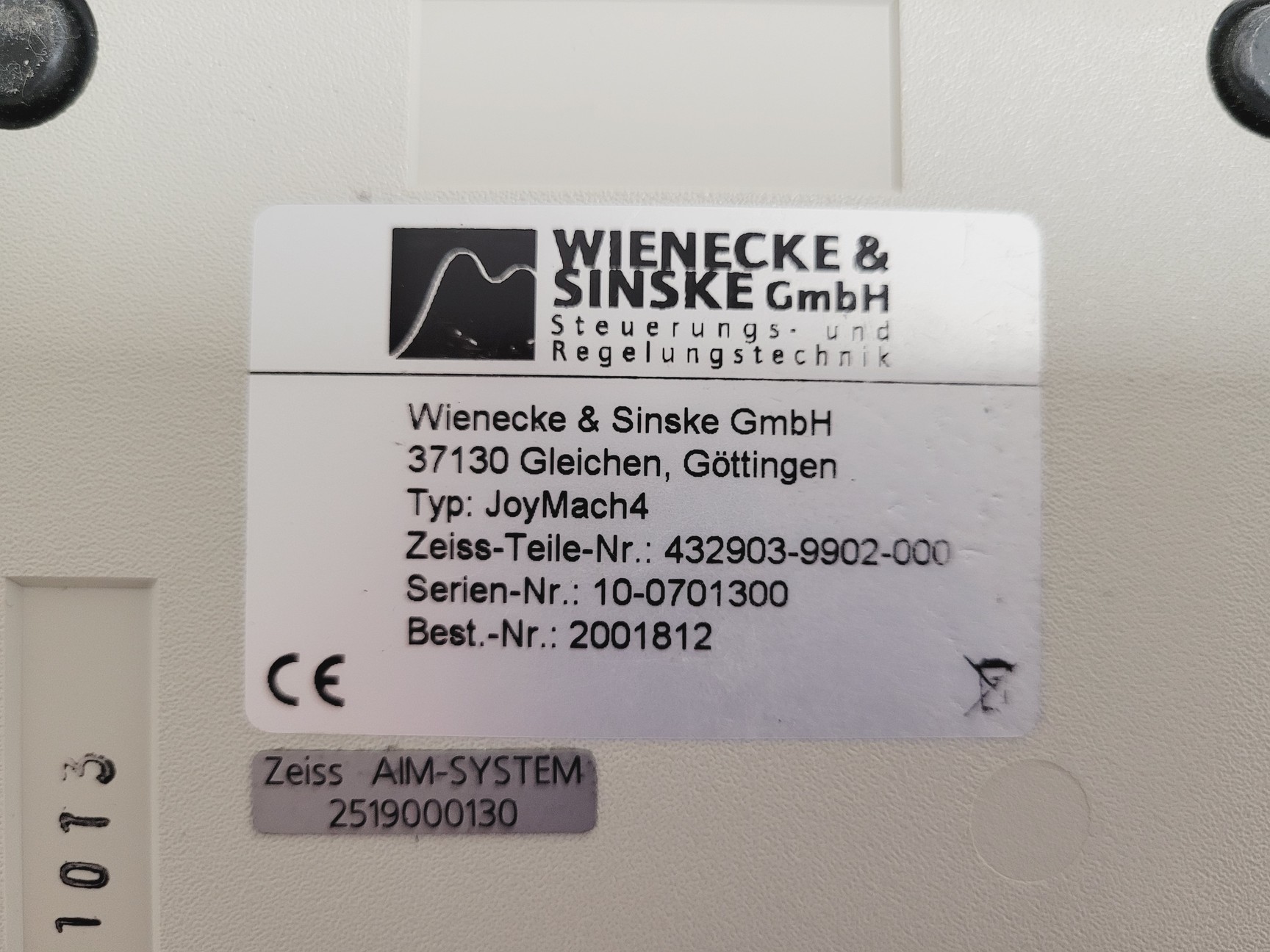 Image of Marzhauser Wetzlar SCAN IM 130x100 DC - 1mm Stage Zeiss Axio Observer .Z1 Lab