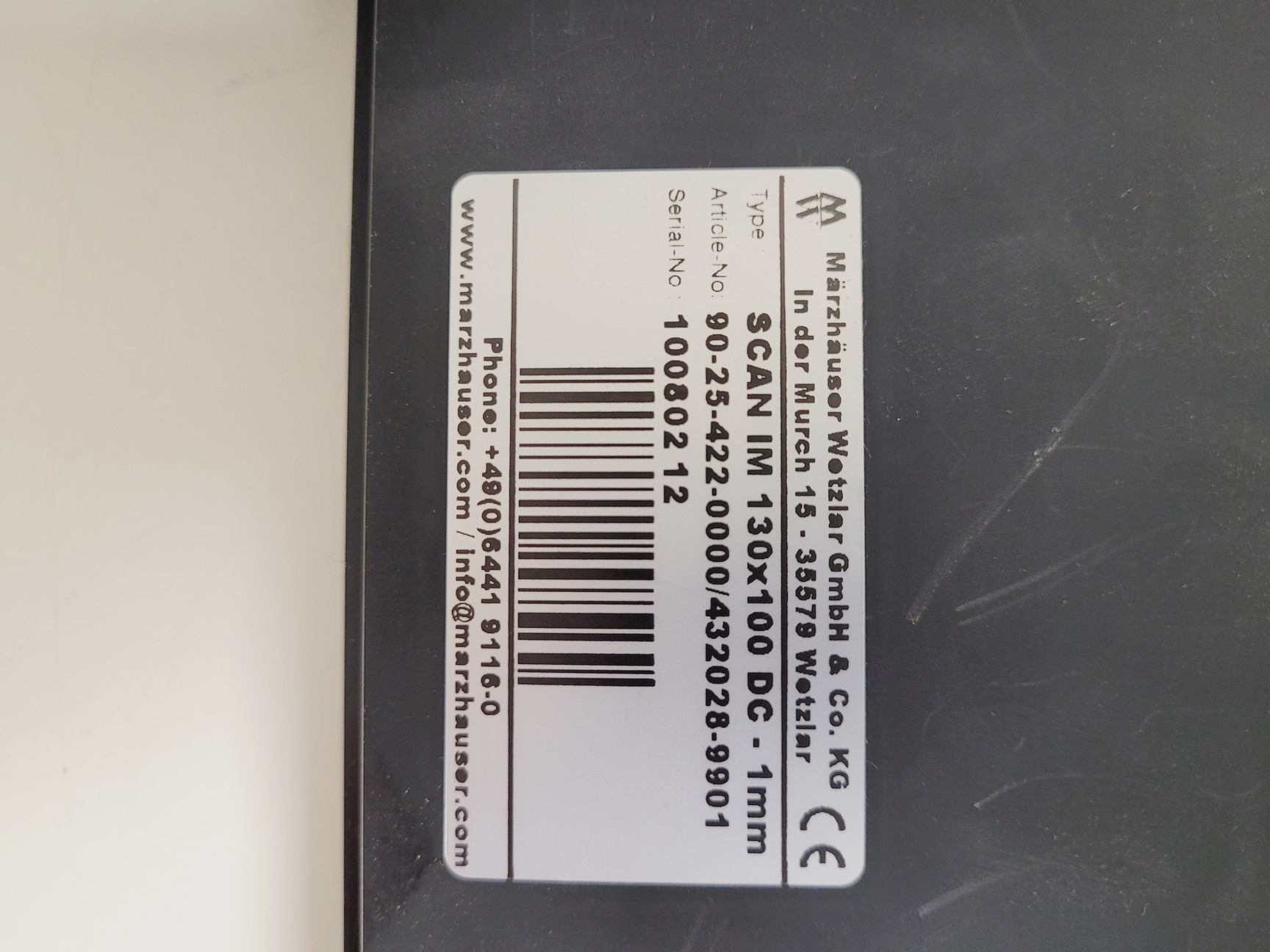 Image of Marzhauser Wetzlar SCAN IM 130x100 DC - 1mm Stage Zeiss Axio Observer .Z1 Lab