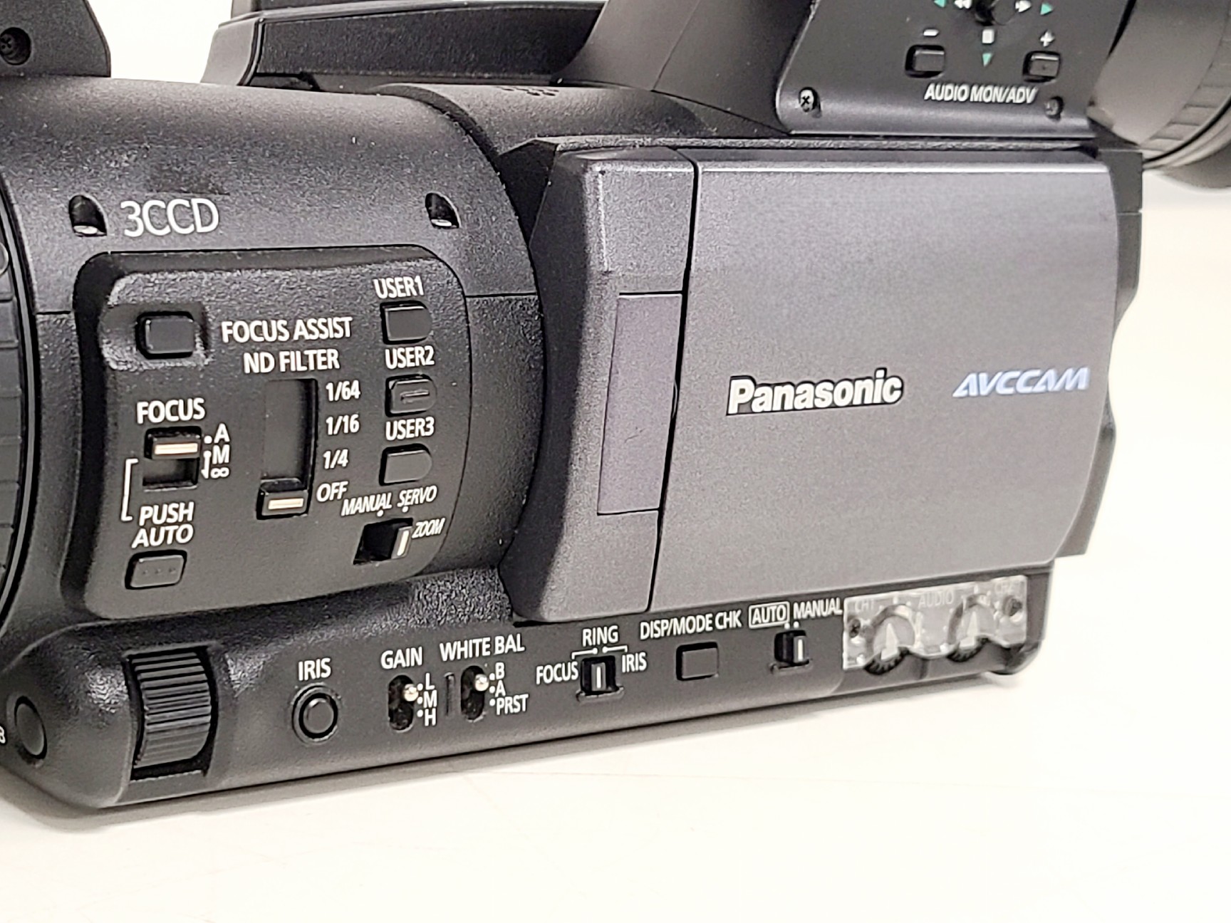 Image of Panasonic AG-HMC151E - AVCCAM 3CCD Camcorder w/ 3 Batteries & 2 Chargers