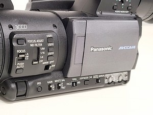 Thumbnail image of Panasonic AG-HMC151E - AVCCAM 3CCD Camcorder w/ 3 Batteries & 2 Chargers