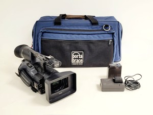 Image of Panasonic AG-HMC151E - AVCCAM 3CCD Camcorder with 2 Batteries and Charger