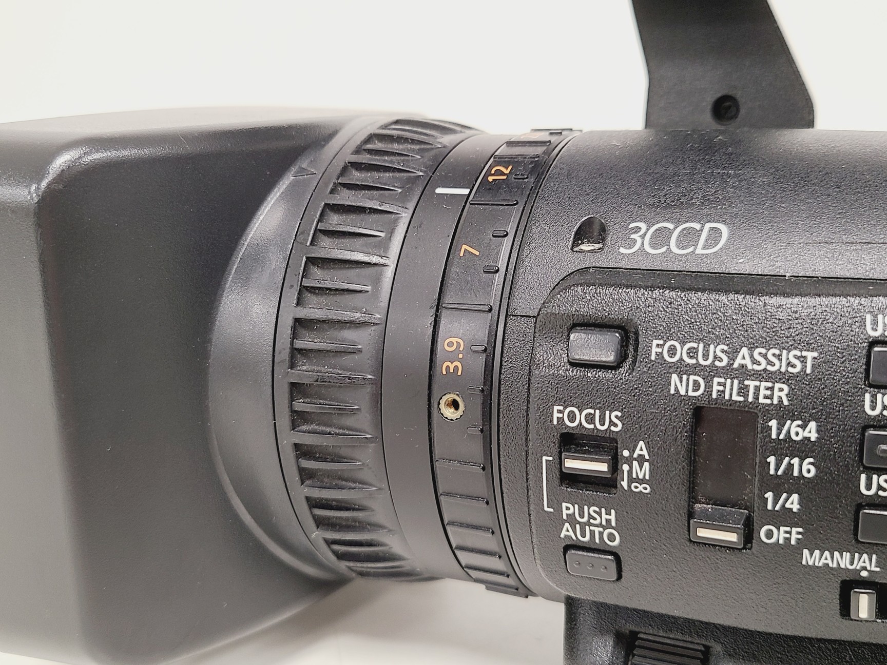 Image of Panasonic AG-HMC151E - AVCCAM 3CCD Camcorder w/ 3 Batteries