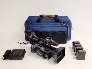 Image of Panasonic AG-HMC151E & AVCCAM 3CCD Camcorder w/ 4 Batteries and 2 Chargers