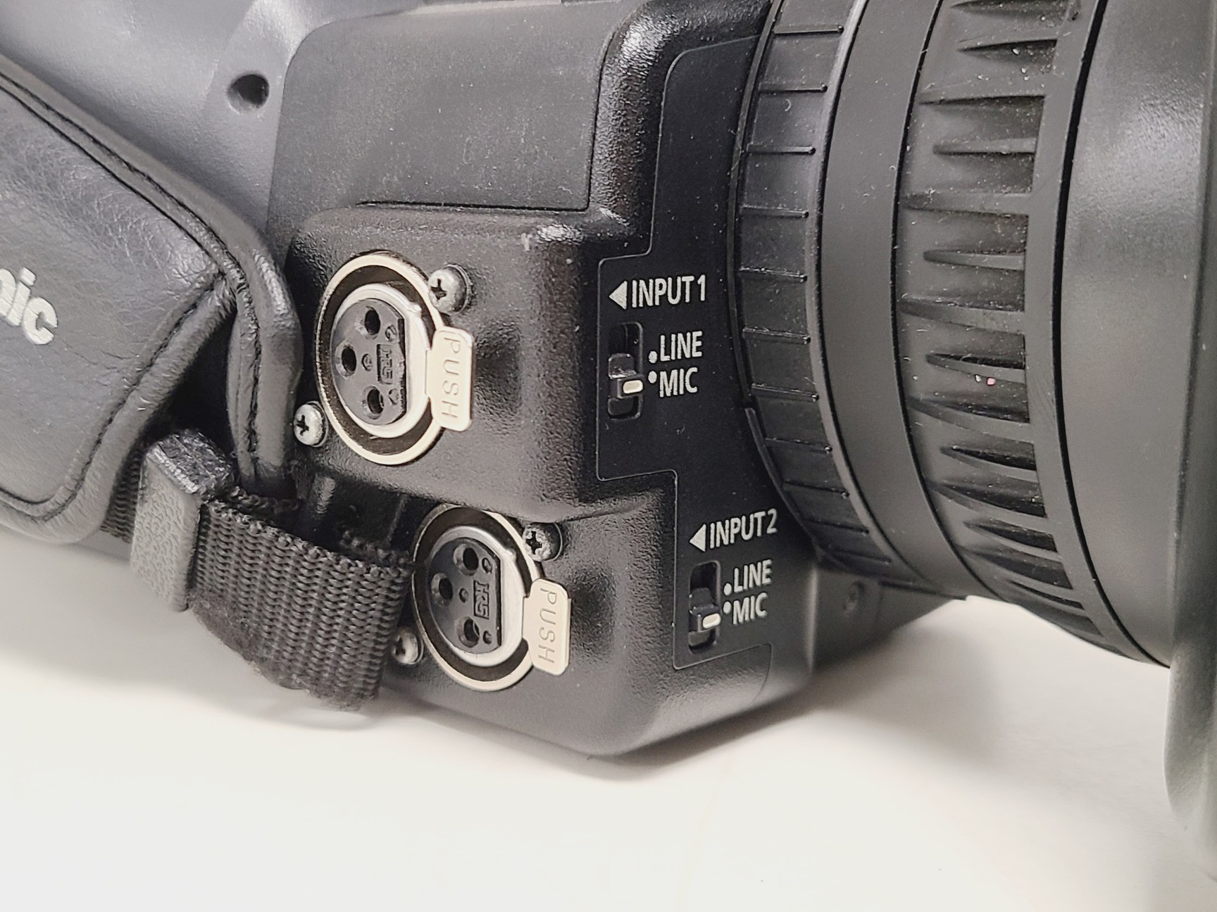 Image of Panasonic AG-HMC151E - AVCCAM 3CCD Camcorder w/ 2 Batteries and 2 Chargers