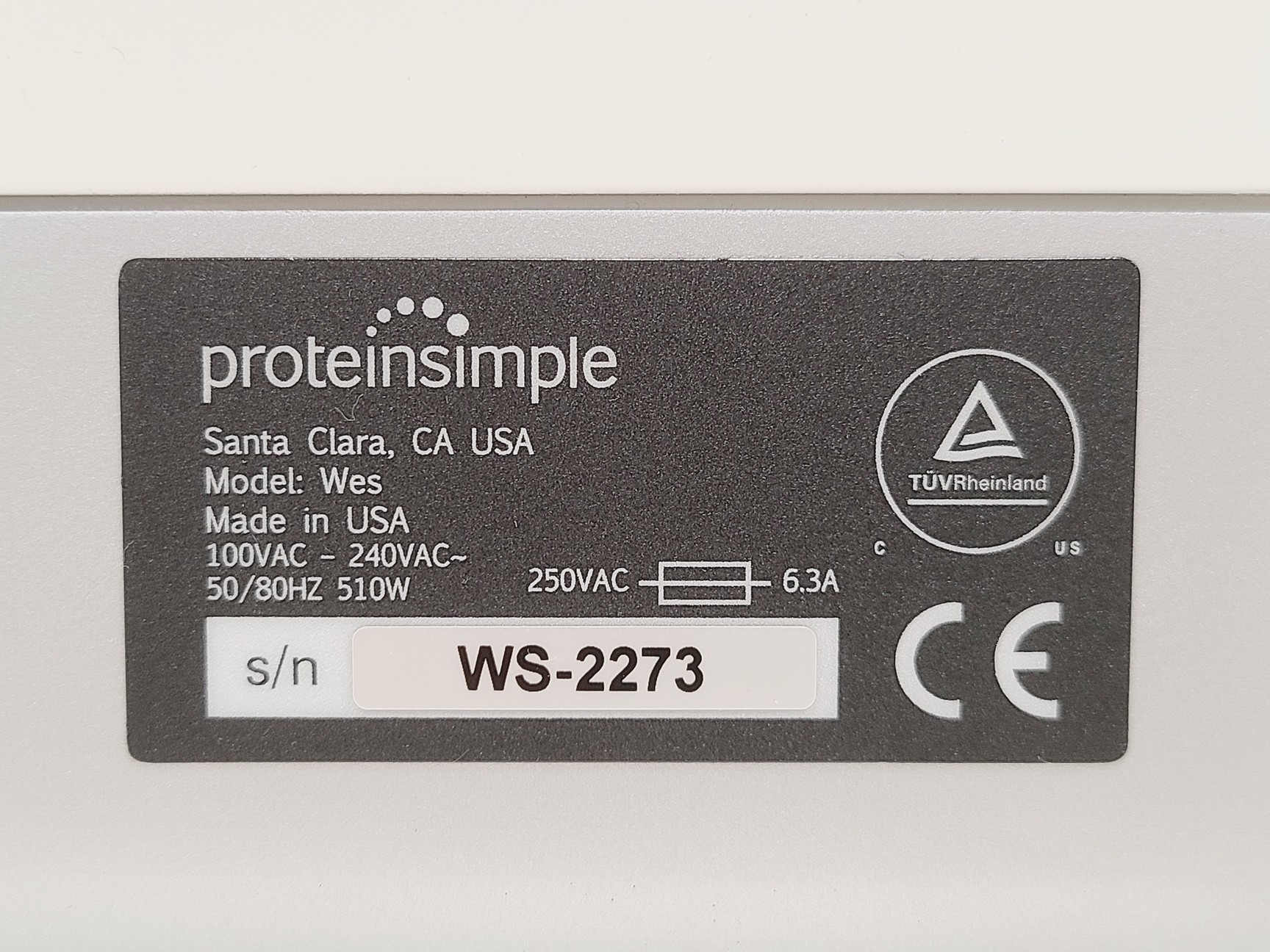 Image of ProteinSimple Wes Western Blot Protein Analyser System