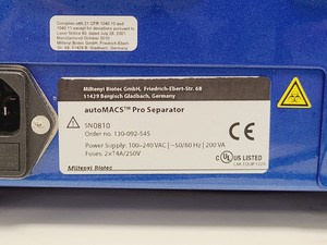 Thumbnail image of MILTENYI BIOTEC AutoMACS Pro Cell Sorter