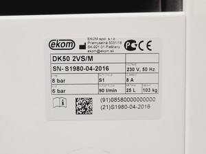 Thumbnail image of Ekom DK50 2VS/M Air Compressor W/ Enclosure