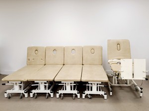 Thumbnail image of Job Lot of 1x Electric Tilt Table and 4x Medical Examination Couches