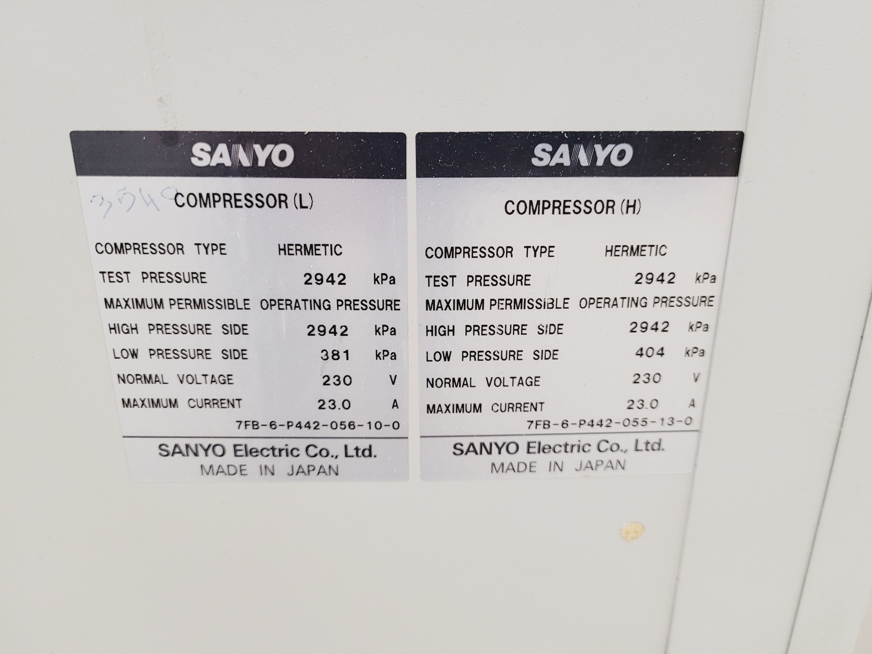 Image of Sanyo MDF-U73V Ultra-Low Temperature Freezer -86 Lab