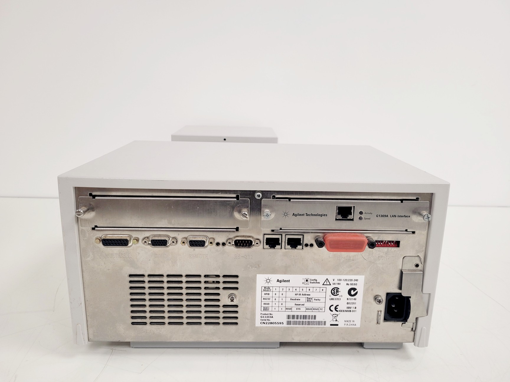 Image of Agilent 8453 UV/VIS G1103A Spectrophotometer