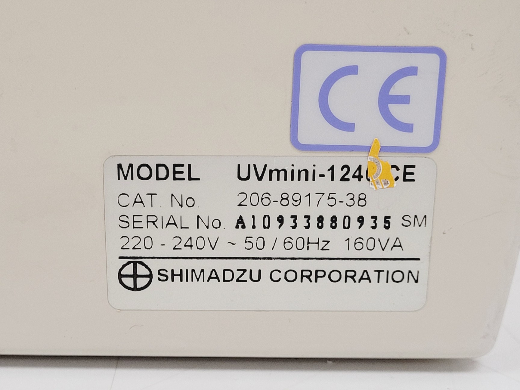 Image of Shimadzu UV mini 1240 UV-VIS Spectrophotometer W/ Epson LX-300 printer