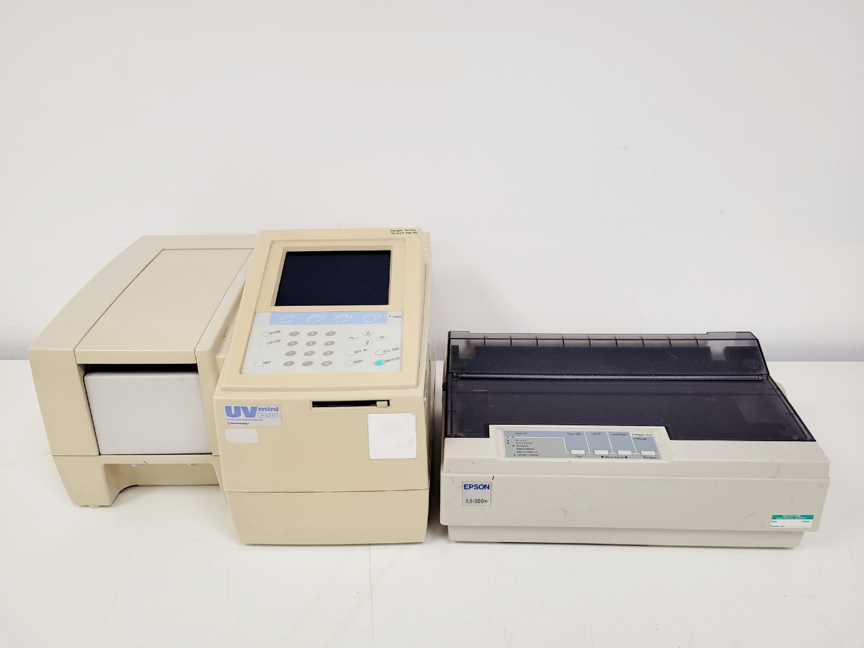 Image of Shimadzu UV mini 1240 UV-VIS Spectrophotometer W/ Epson LX-300+ Printer