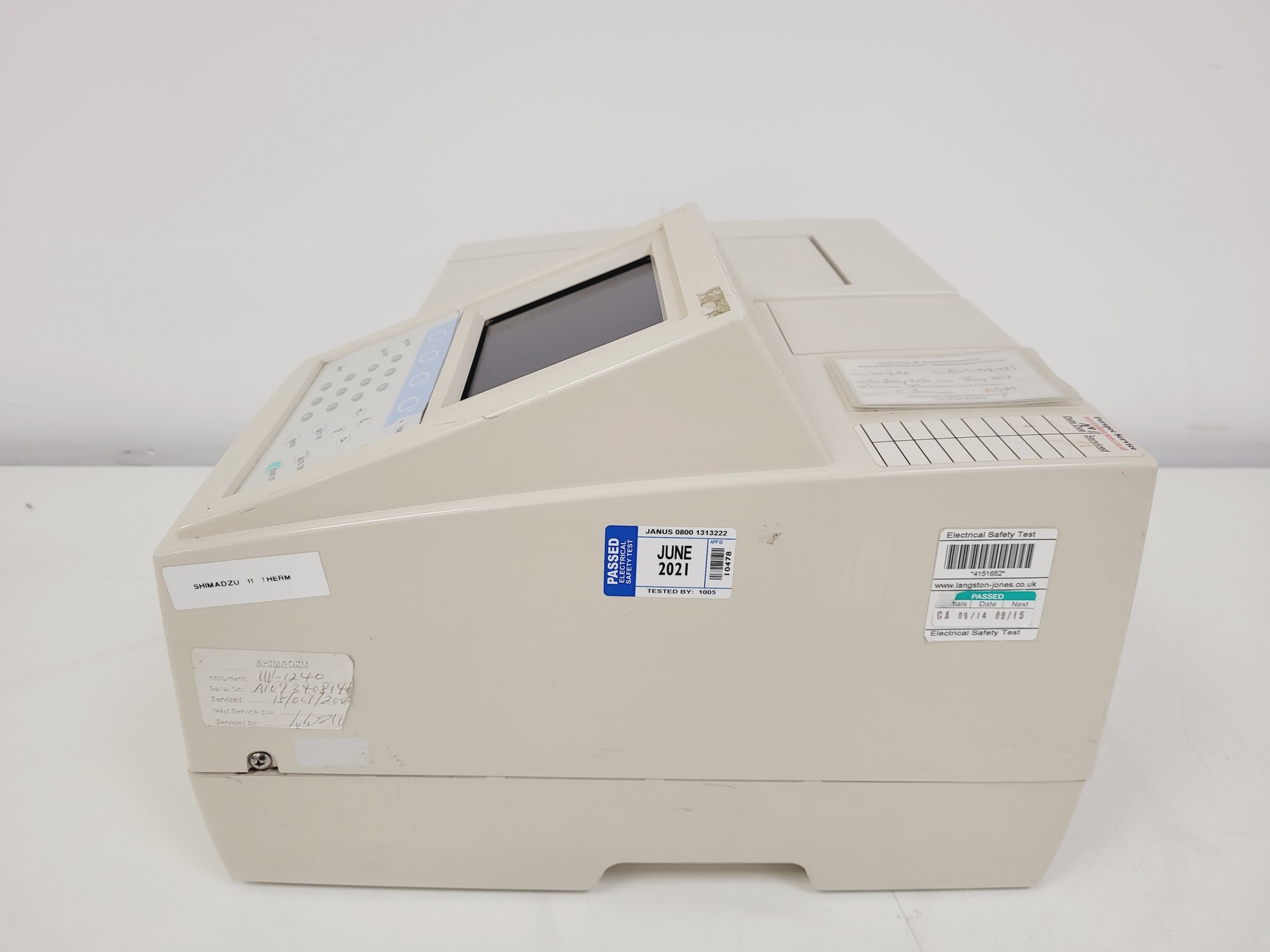 Image of Shimadzu UV mini 1240 UV-VIS Spectrophotometer W/ Epson LX-300+II printer