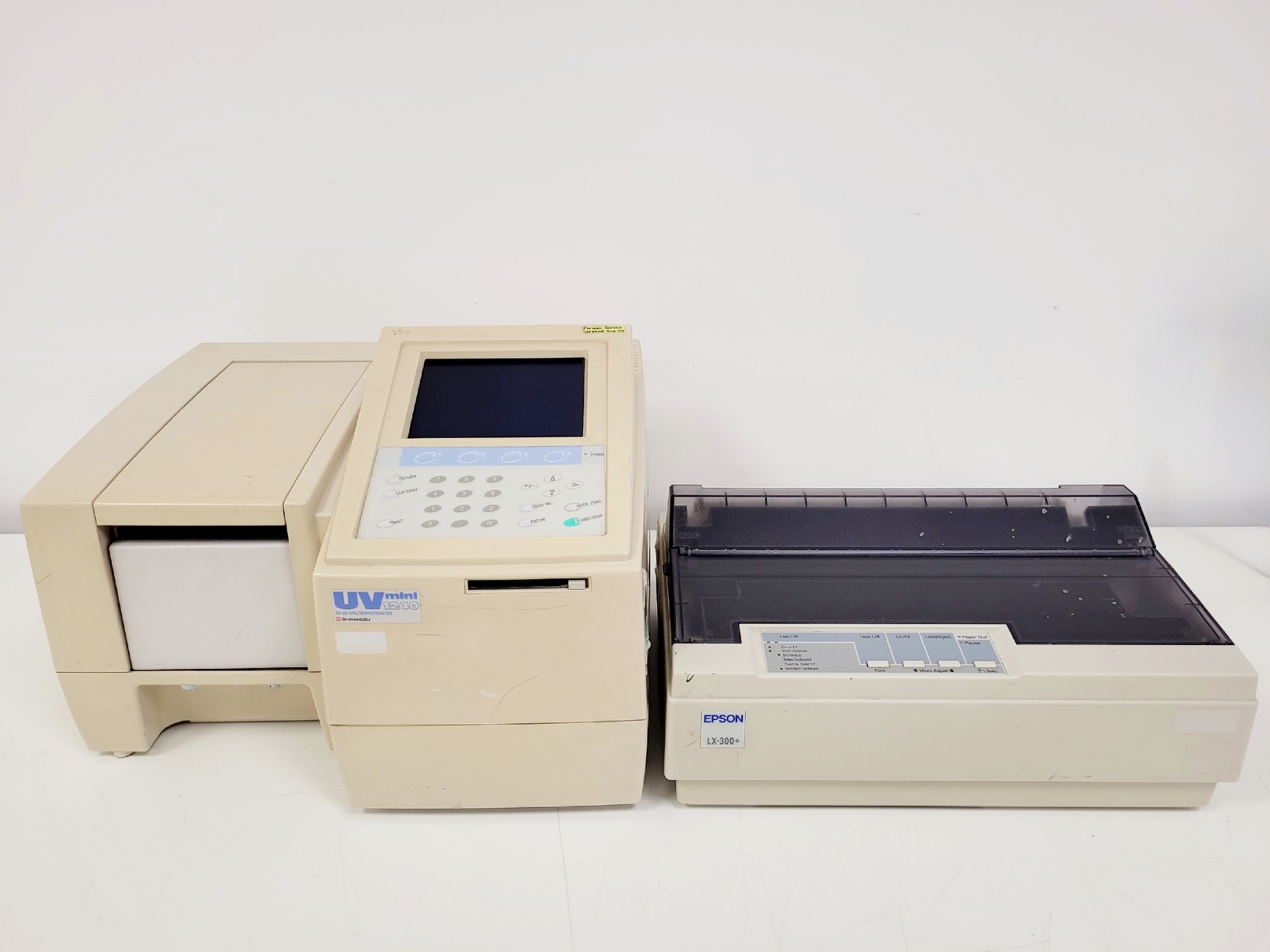 Image of Shimadzu UV mini 1240 UV-VIS Spectrophotometer & Epson LX-300+ Printer Lab