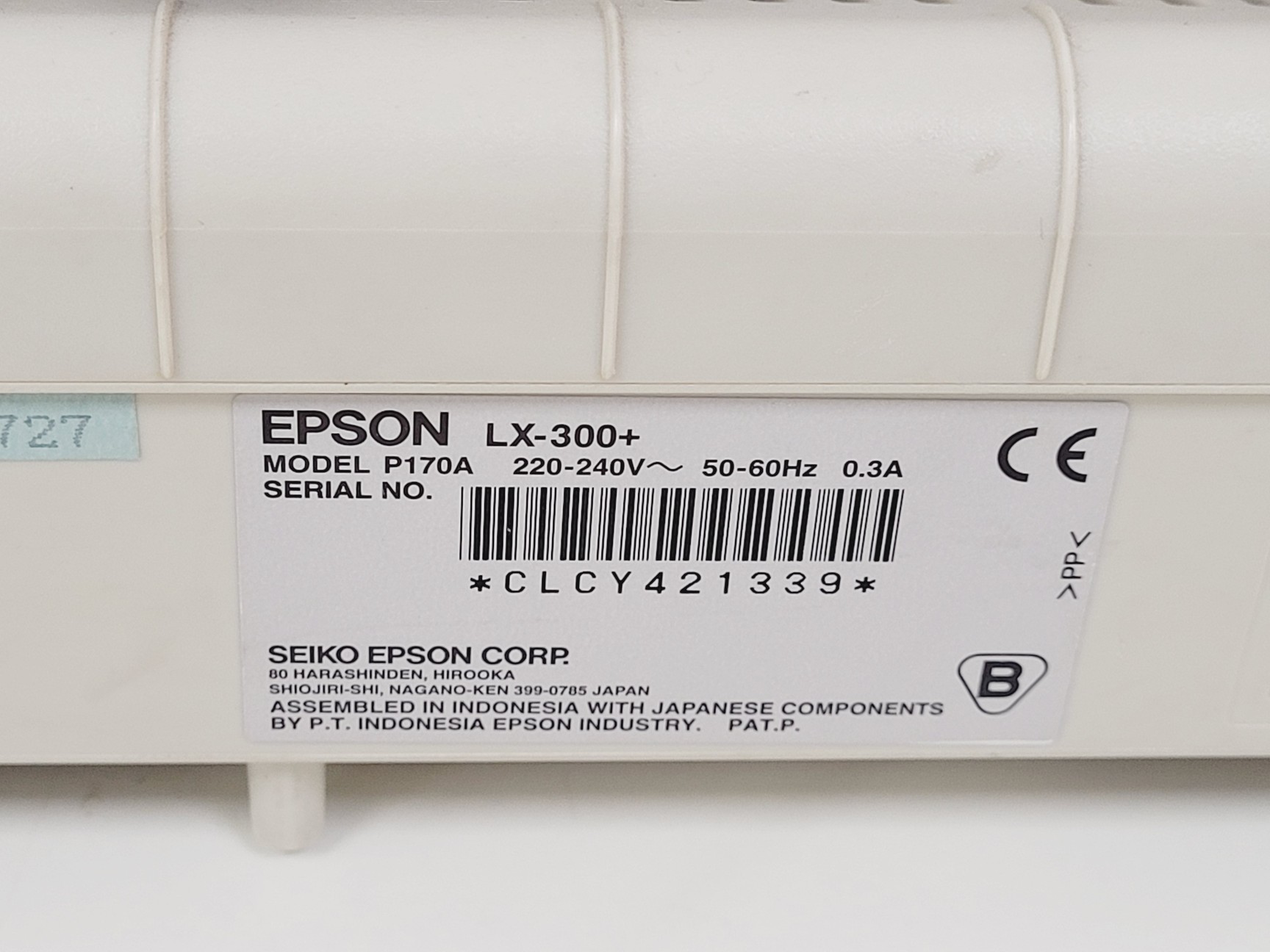 Image of Shimadzu UV mini 1240 UV-VIS Spectrophotometer W/ Epson LX-300+ printer